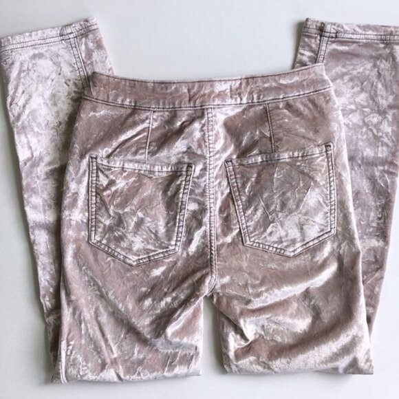 FREE PEOPLE Sweet Jane Velvet Skinny Stretch Pant - 25 - Picture 6 of 9